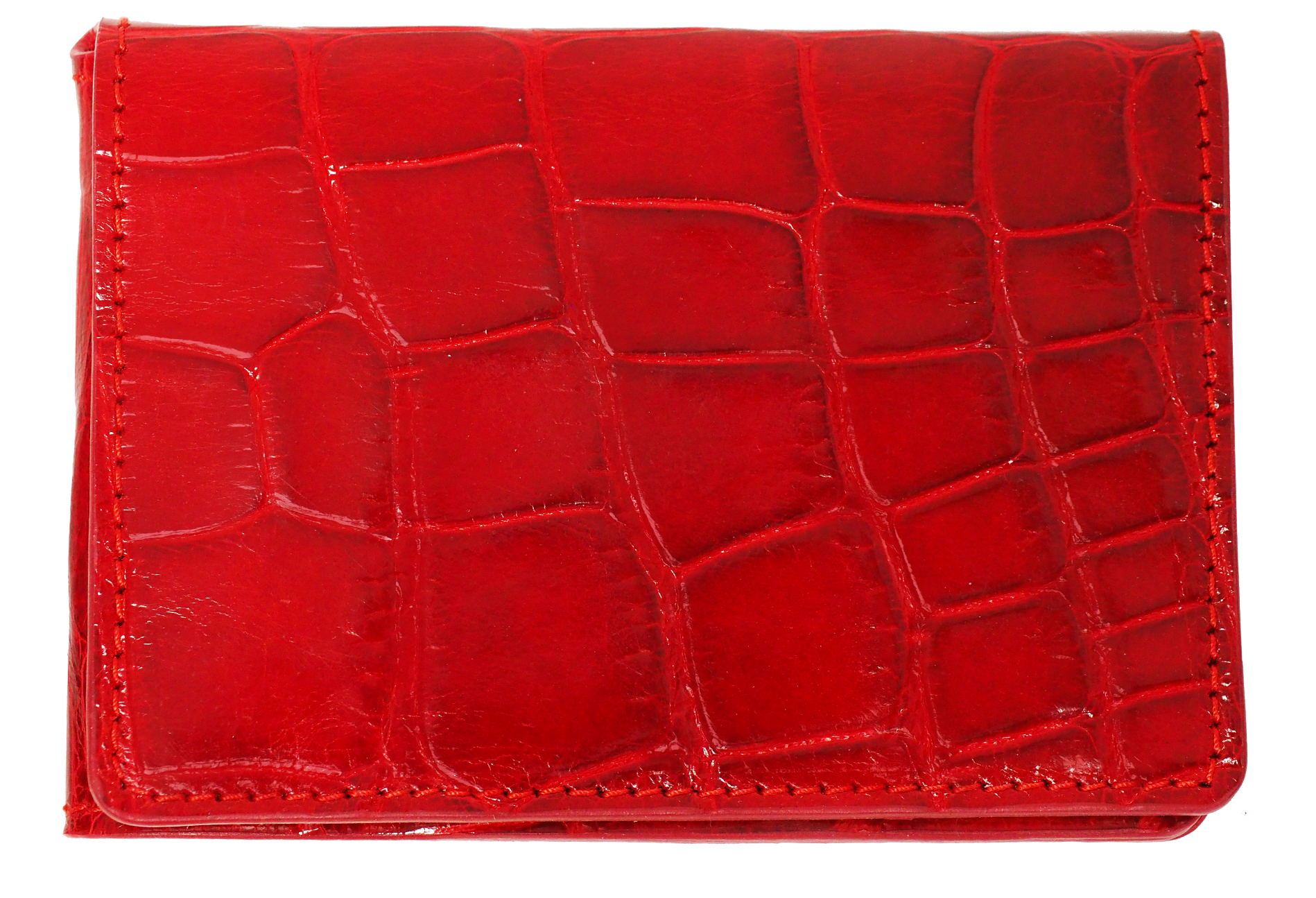 Croco rouge intérieur rouge