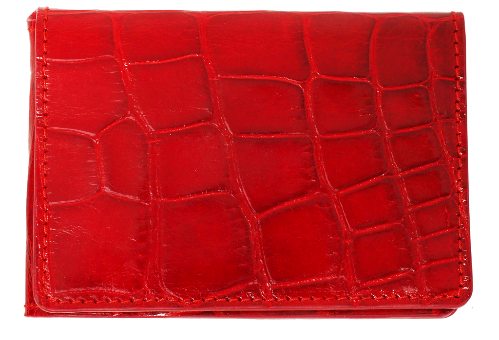 Croco rouge intérieur rouge