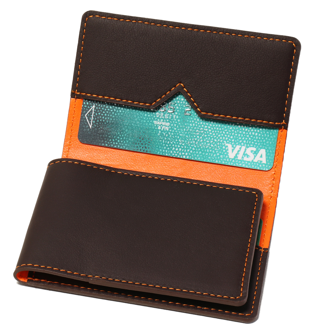 Novonappa marron intérieur orange